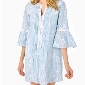 Lilly Pulitzer HOLLIE TUNIC DRESS IN ZANZIBAR BLUE